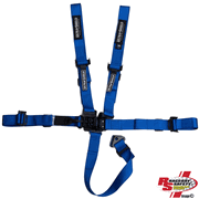 Ultra Shield Junior 5 Point Latch and Link Racing Seat Belts Blue <br>SFI 16.1