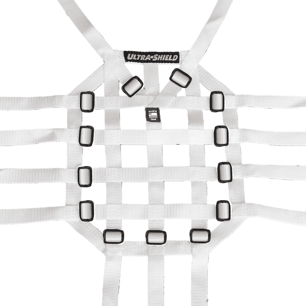 Ultra Shield Quarter Midget Roll Cage Roof Net White