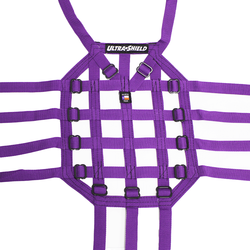Ultra Shield Quarter Midget Roll Cage Roof Net Purple