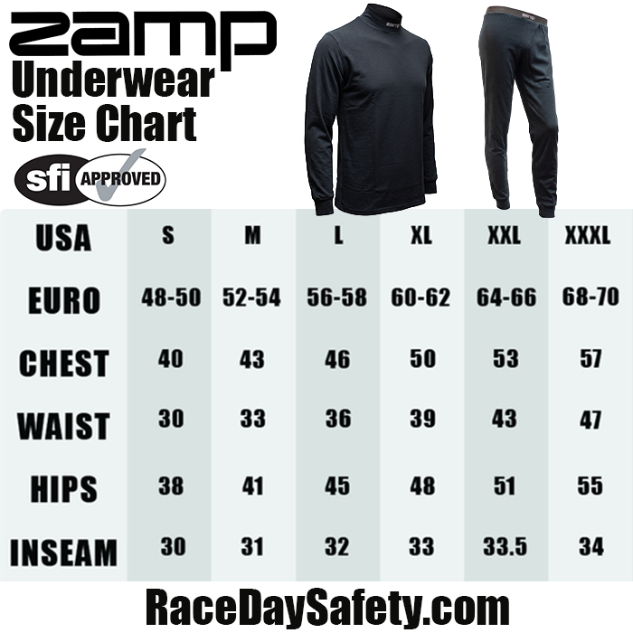 Zamp Racing Underwear Top <br>SFI 3.3