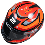 Zamp RZ-39YS Youth Racing Helmet Red/Orange/Black Graphic <br>SFI 24.1