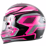 Zamp RZ-39YS Youth Racing Helmet Pink/Black Graphic <br>SFI 24.1