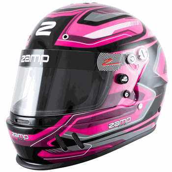 Zamp RZ-39YS Youth Racing Helmet Pink/Black Graphic <br>SFI 24.1