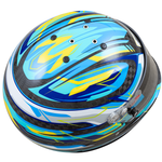 Zamp RZ-48Y Youth Carbon Graphic Racing Helmet Flo Blue <br>SFI 24.1 & CMR2016
