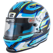 Zamp RZ-48Y Youth Carbon Graphic Racing Helmet Flo Blue <br>SFI 24.1 & CMR2016