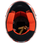 Zamp RZ-48Y Youth Carbon Graphic Racing Helmet Flo Red <br>SFI 24.1 & CMR2016