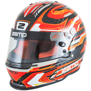 Zamp RZ-48Y Youth Carbon Graphic Racing Helmet Flo Red <br>SFI 24.1 & CMR2016