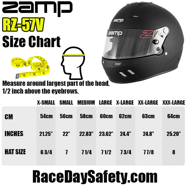 Zamp RZ-57V Racing Helmet Matte Black <br>Snell SA2025