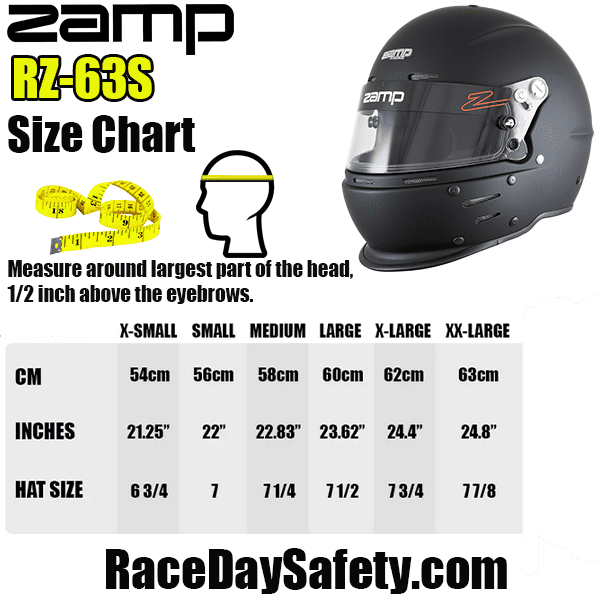 Zamp RZ-63S Racing Helmet Matte Black <br>Snell SA2025