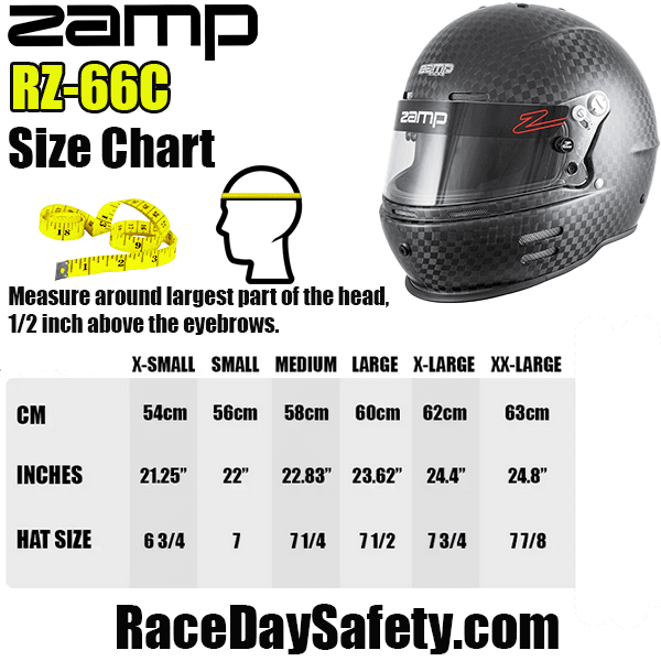 Zamp RZ-66C Racing Helmet MATTE Carbon <br>Snell SA2025
