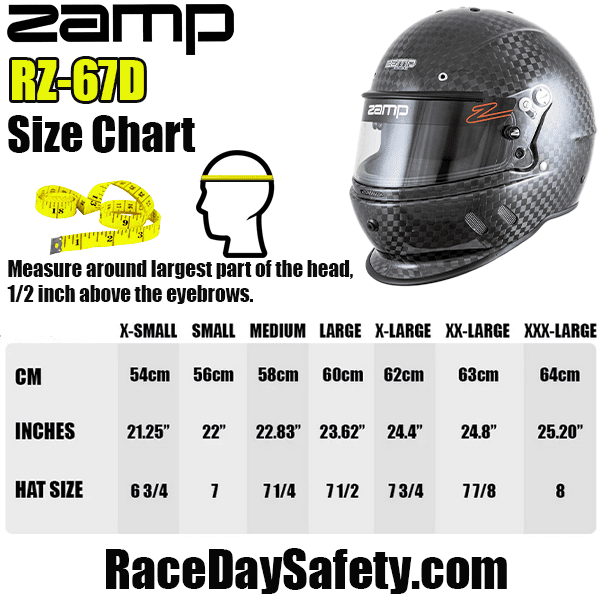 Zamp RZ-67D Racing Helmet Carbon 