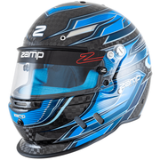 Zamp RZ-67D Racing Helmet Flo Blue/Light Blue Snell <br>SA2025