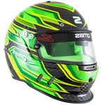 Zamp RZ-67D Racing Helmet Flo Green/Light Green <br>Snell SA2025