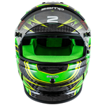 Zamp RZ-67D Racing Helmet Flo Green/Light Green <br>Snell SA2025