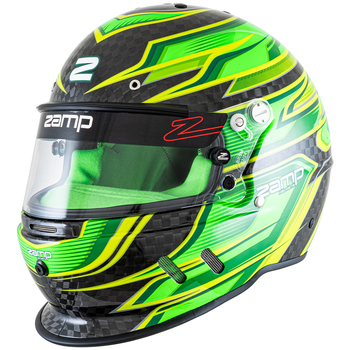 Zamp RZ-67D Racing Helmet Flo Green/Light Green <br>Snell SA2025