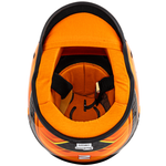 Zamp RZ-67D Racing Helmet Flo Orange Carbon Graphic <br>Snell SA2025