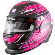 Zamp RZ-67D Racing Helmet Flo Pink/Purple <br>Snell SA2025