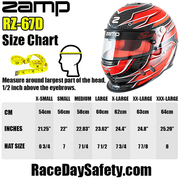 Zamp RZ-67D Racing Helmet Flo Red/Light Red Snell <br>SA2025