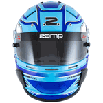 Zamp RZ-70S Racing Helmet Blue Graphic <br>Snell SA2025