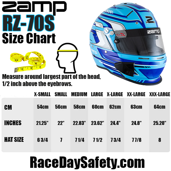Zamp RZ-70S Racing Helmet Blue Graphic <br>Snell SA2025