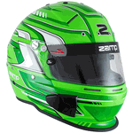 Zamp RZ-70S Racing Helmet Green Graphic <br>Snell SA2025