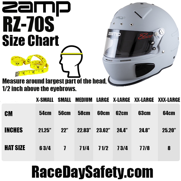 Zamp RZ-70S Racing Helmet Matte Gray <br>Snell SA2025