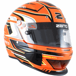 Zamp RZ-70S Racing Helmet Orange Graphic <br>Snell SA2025