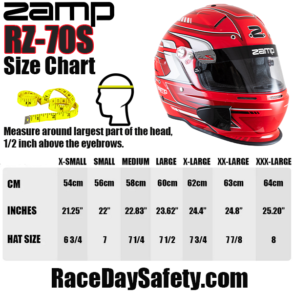 Zamp RZ-70S Racing Helmet Red Graphic <br>Snell SA2025