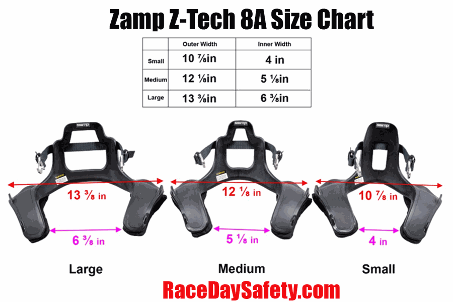 Zamp Z-Tech 8A Strap System Head and Neck Restraint <br>SFI 38.1