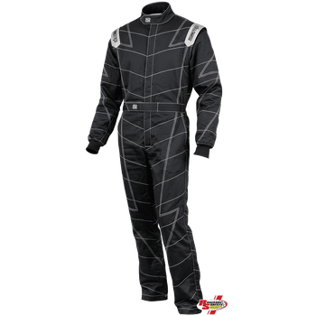 Zamp ZR-11 Youth Race Suit Black <br>SFI 3.2A/1