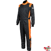 Zamp ZR-40 Race Suit Black/Orange <br>SFI 3.2A/5
