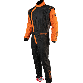Zamp ZR-40 Youth Race Suit Orange/Black <br>SFI 3.2A/5