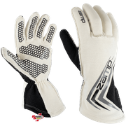 Zamp ZR-60 Race Gloves White <br>SFI 3.3/5
