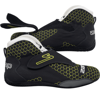 Zamp ZR-60 "No Laces" Race Shoes Honeycomb Green <br>SFI 3.3/5