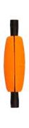 Comal Tackle Peg Float - Slotted - 1.5" (husky) - Power Orange - 25 per Bag