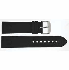 22mm Italian Rubber Strap Cutout Design Air Blue Logo Vanilla Scent