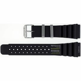 22mm Italian Rubber Strap Vent design ND limits Chart SS KEEPERS