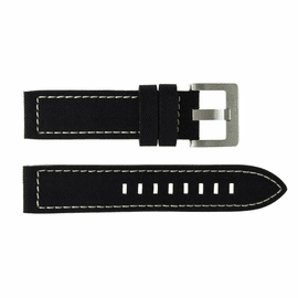 22mm Pilots Ballistic Nylon Strap with SS or PVD   Buckle