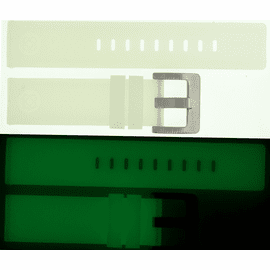 22MM STRAIGHT END SOFT SILICON LUMINOUS STRAP