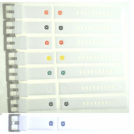 22MM WHITE SOFT SILICON STRAP 22/22 8 COLORS