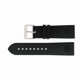 24mm Italian Rubber Strap Cutout Design