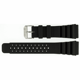 24mm Italian Rubber Strap Vent Diver Design