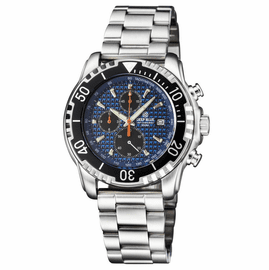 AP CHRONOGRAPH ALL PURPOSE QUARTZ DIVER BLUE BRACELET