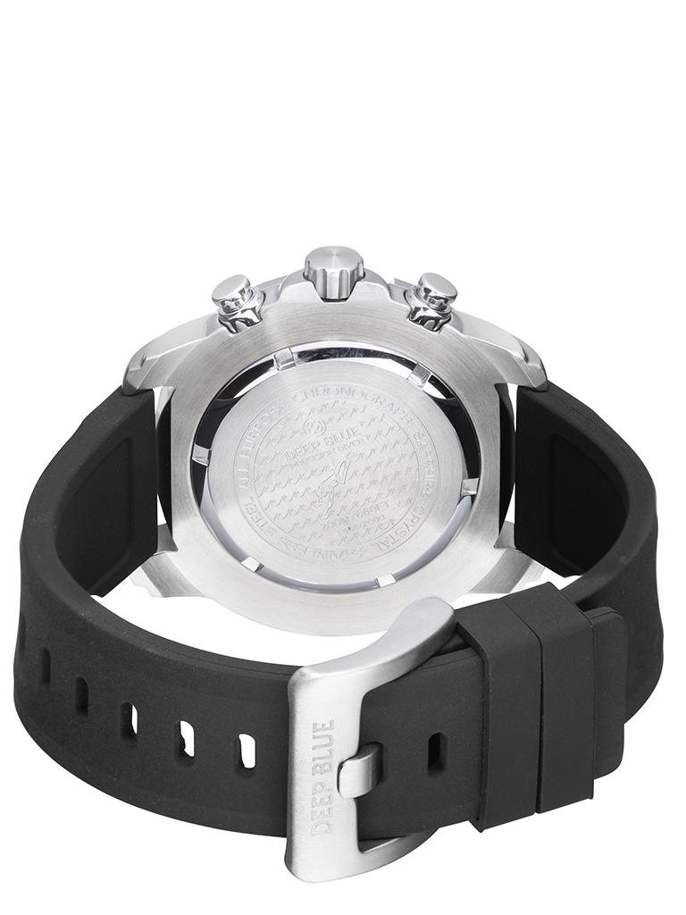 AP CHRONOGRAPH QUARTZ 200M CERAMIC BEZEL BLUE DIAL BRACELET - AP