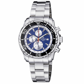 AP CHRONOGRAPH QUARTZ 200M CERAMIC BEZEL BLUE DIAL BRACELET