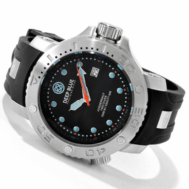 Black Juggernaut Quartz 1000m Diver Silicon Collection