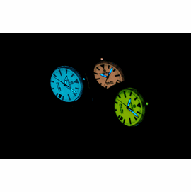 Blue, Cherry Pink, Orange Lume Dials- Luminous Glow