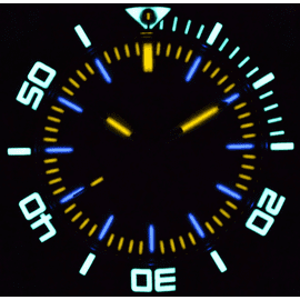 Blue Dial Lume shot