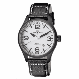 BRAVO AUTOMATIC PVD BLACK CASE WHITE BLACK  DIAL