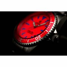 Cherry Pink Lume Dial